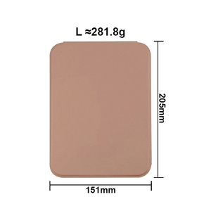 Zonyin Chất Lượng Cao Lớn PU Da Trang Điểm Đứng Gương Lớn Xách Tay Gấp Máy Tính Để Bàn Gương Mỹ Phẩm Với Biểu Tượng Tùy Chỉnh - Product Image 5