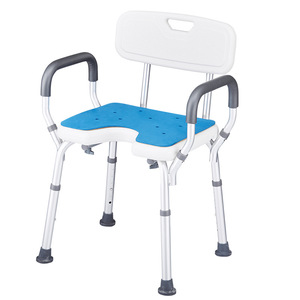 Silla de Ducha y Inodoro Ajustable para Uso Médico y Doméstico, para Adultos Mayores - Product Image 1