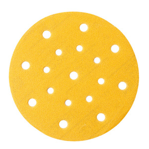 Disco de lijado de óxido de aluminio amarillo de 5 pulgadas y grano 40 ZY, disco abrasivo con gancho y bucle para lijadora orbital <span class=keywords><strong>aleatoria</strong></span> - Product Image 2