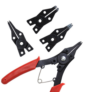 Snap Ring Pliers 1/4 In Jaw Width Internal External Retaining Ring Tool Set Replaceable Head Imperial Measurement - Product Image 1