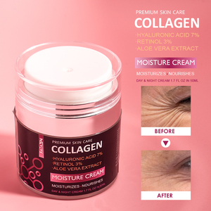 FATAZEN Crème Hydratante Anti-Âge Anti-Rides Visage OEM Lissante Hydratante Acide Hyaluronique <span class=keywords><strong>7</strong></span>% Collagène - Product Image 2