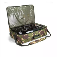 Sac de rangement de bateau de pêche à distance Portable avec étui de bateau d'appât étanche Organisation de matériel de pêche Compartiments de moulinet de canne