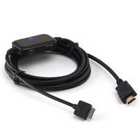 Kabel HD Plastik Universal 3m untuk Konsol Game PSP GO Mendukung Video Definisi Tinggi ke Layar