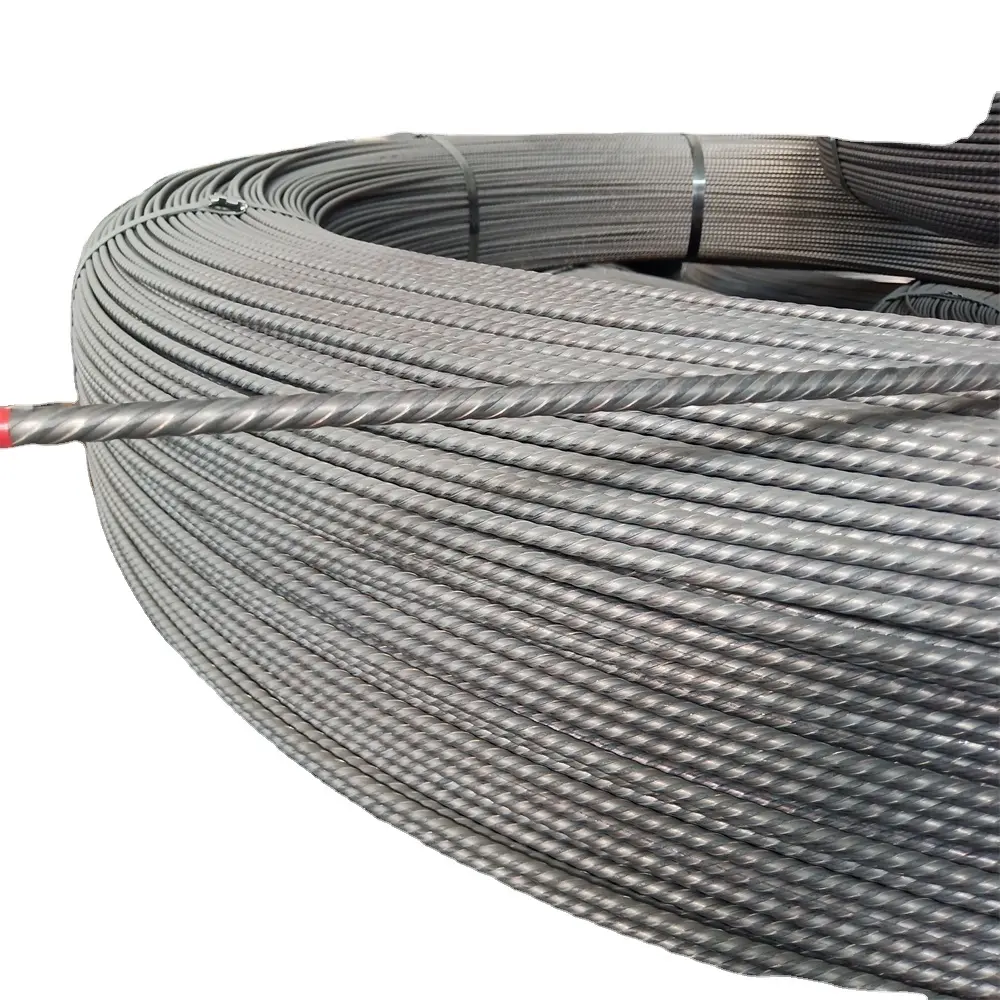 iron wire of non alloy steel with spiral ribbed pc wire 10mm