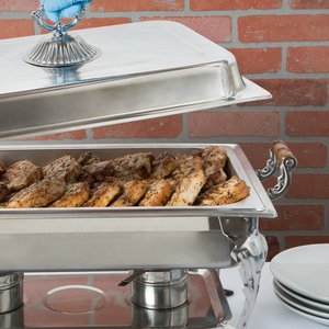 Luxus-Restaurant serviert Edelstahl Gold Buffet Set Food Roll Top Food Wärmer <span class=keywords><strong>Chaving</strong></span> Chafing Catering <span class=keywords><strong>Dish</strong></span> für Hotel - Product Image 4
