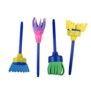 Xin Bowen Set di 4 Pennelli in <span class=keywords><strong>Spugna</strong></span> per <span class=keywords><strong>Disegno</strong></span>, Kit di Pittura con <span class=keywords><strong>Spugna</strong></span> per Bambini, Prodotto nello Zhejiang - Product Image 1