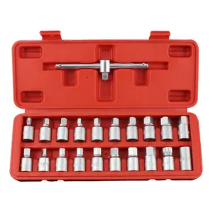 Maintenance 21 pcs wrench socket combination tool set hand repair tool kits for Vehicle