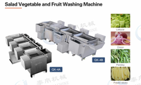 Topleverancier Industriële Gebruikte Bladgroente En Fruitsalade Blancheren Koelmachine Met Vier Emmer