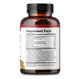 Nhà máy cung cấp lượng đường trong máu hỗ trợ Viên nang vitamin Thiamin berberine duy trì sức khỏe máu Suger mức độ 60 viên nang cho người lớn - Product Image 2