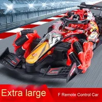 Voiture de Formule 1 Télécommandée Haute Vitesse 2025, Jouet Noir pour Anniversaire de Garçon, pour Enfants, Technologie de Course Haute Dérapage 2.4 GHz