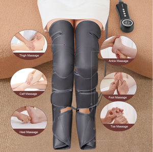 Masajeador de <span class=keywords><strong>Piernas</strong></span> Completo Mejorado, Botas de Compresión de Aire Ajustables <span class=keywords><strong>para</strong></span> Alivio Muscular de Pies, Pantorrillas y Muslos, Mejora la <span class=keywords><strong>Circulación</strong></span>, Calor Relajante - Product Image 3