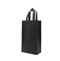 Sac de transport pour vin personnalisable et réutilisable, 2-4-6 bouteilles, en tissu non tissé avec séparateurs, matériau tissé durable, impression de logo personnalisée