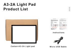 Ультратонкий JSK A3 A4 Регулируемая яркость акриловая доска световая коробка отслеживание рисования светодиодная подсветка - Product Image 5