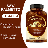 Saw Palmetto 60 Capsules Molles - Soutien Rapide à la Santé de la Prostate et Soulagement de l'Inconfort Urinaire pour Adultes