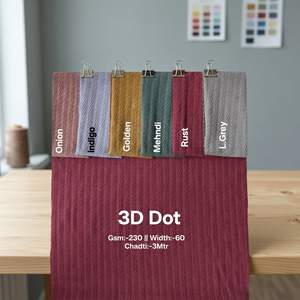 ผ้าโพลีเอสเตอร์คอตตอนพรีเมียม 220 GSM กว้าง 60 นิ้ว ผ้าทอเนื้อสัมผัสนุ่มยืดได้สี่ทิศทาง สำหรับเสื้อผ้าและเครื่องแบบ - Product Image 1