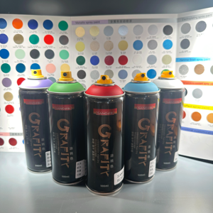 Pintura en Aerosol SANVO Resistente a los Rayos UV, Pintura Artística para Exteriores de Larga Duración, Color Vibrante que No se Desvanece, para Paredes Exteriores - Product Image 5