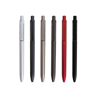 Stylos à bille rétractables 1,0 mm quatre couleurs (bleu, noir, rouge, vert) pointe moyenne écriture fluide pour bureau et école