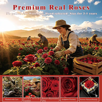 Collier Cœur Rose Rouge Éternelle « Pour Toi » – Chaîne en Métal Élégante, Cadeau Romantique pour Maman, Saint-Valentin et Plus Encore