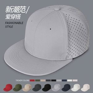 Full Seal Elastic Size Solid Color Hip Hop Baseball <b>Caps</b> <b>Flat</b> Brim Vent Youth Sports <b>Caps</b> - Product Image 5