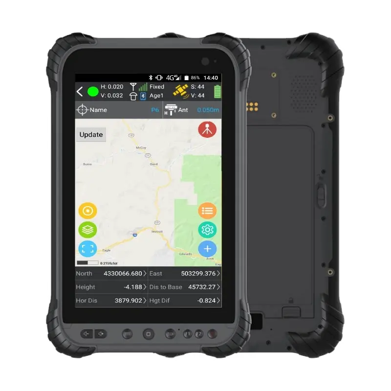 A800 GIS 데이터 수집기 GPS 및 Beidou 듀얼 시스템을 갖춘 핸드 헬드 설문 조사 장비