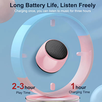 Mini Altavoz Inalámbrico Metálico OEM con Bluetooth, Portátil, para Exteriores, Regalo Promocional, LED RGB para Cine en Casa, Fiestas, Computadora