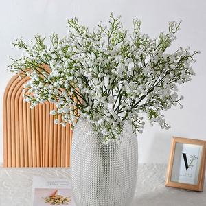 <span class=keywords><strong>Gypsophile</strong></span> artificielle blanche 52cm de long 90 têtes de fleurs adaptées aux bouquets de <span class=keywords><strong>mariage</strong></span> à la maison Arrangement de fleurs déco fausses fleurs - Product Image 3