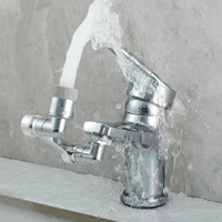Aérateur de robinet d'évier rotatif, rallonge pour robinet d'eau pétillante, robinet d'évier sous-évier fabriqué en Chine, rallonge d'aérateur de robinet d'évier moderne