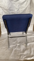 Chaises d'église empilables de pasteur rembourrées bleues robustes Offre Spéciale bon marché