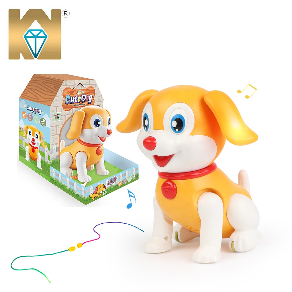 Игрушки Kunyang, красочные милые детские игрушки для пения, детские электрические с функцией ходьбы