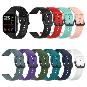 Quick Release Stainless Steel Loop Strap for Amazfit GTS 2 2e Mini Bip U  Pro Watch Wrist Band for Xiaomi Huami Bip S Lite Pop