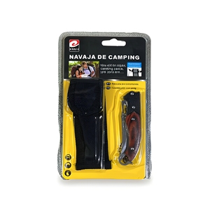 MNJ Stainless Steel & Wood Camping <b>Knife</b> <b>Set</b> Pouch 12Pcs Outdoor Smooth Edge Easy Carry Model 29404 - Product Image 1