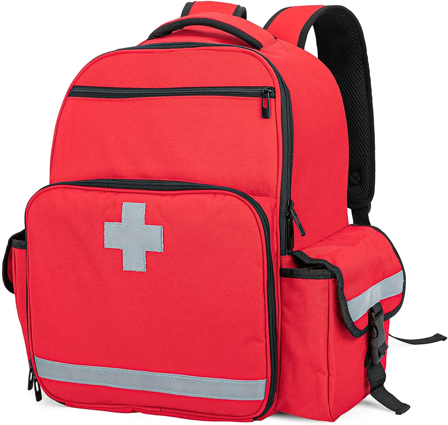 Emergency Medical Backpack Empty, First Responder EMT Bag for EMS, Camping, Hiking, Home Health, Field Trips