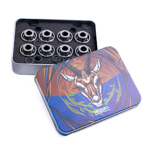 Haute qualité personnalisé ABEC 11 personnalisé haute vitesse 608 deep grove titane acier chromé <span class=keywords><strong>patin</strong></span> roulements de planche à roulettes - Product Image 6