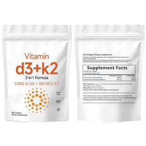 Cápsulas Blandas <span class=keywords><strong>de</strong></span> Vitamina D3 K2 con <span class=keywords><strong>Aceite</strong></span> <span class=keywords><strong>de</strong></span> <span class=keywords><strong>Coco</strong></span>, Fáciles <span class=keywords><strong>de</strong></span> Tragar, Suplemento <span class=keywords><strong>de</strong></span> Vitaminas D y MK7, Favorece la Absorción <span class=keywords><strong>de</strong></span> Calcio y la Salud Ósea, 180 Unidades - Product Image 3