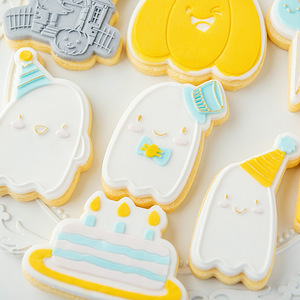 Safran mignon fantôme <span class=keywords><strong>Halloween</strong></span> acrylique Cookie Fondant Embosser <span class=keywords><strong>citrouille</strong></span> givré Cutter impressionnant <span class=keywords><strong>Halloween</strong></span> Cookie outils - Product Image 3