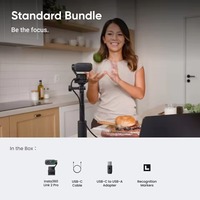 Caméra sans fil Insta360 Link 2 Pro 4K avec suivi automatique, cadrage automatique et diffusion en direct pour ordinateur