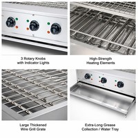 Barbecue Électrique Commercial Sans Fumée 8kW pour Comptoir – Idéal pour Steaks, Brochettes, Saucisses, Restaurants, Traiteurs et Revendeurs