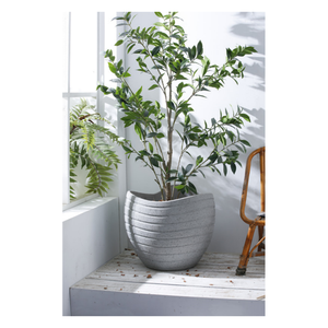 Grandes jardinières en FRP, grands pots à fleurs en fibre de verre pour la décoration de jardins et d'hôtels, pot à fleurs vertical, jardinière extérieure - Product Image 2