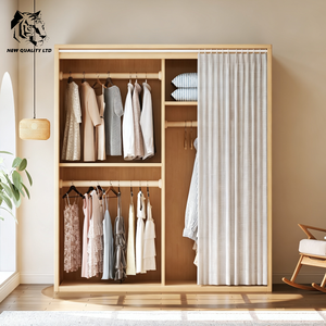Armario corredizo ecológico personalizado de madera para dormitorio, el mejor precio, MOQ bajo, muebles a medida - Product Image 2