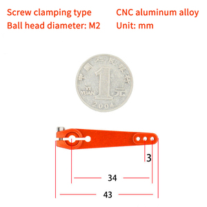 GDW 25t vít-kẹp kim loại mở rộng <span class=keywords><strong>servo</strong></span> cánh tay cho RC <span class=keywords><strong>servo</strong></span> và tiêu chuẩn <span class=keywords><strong>servo</strong></span> RC bộ phận máy bay - Product Image 2