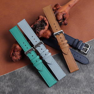 <span class=keywords><strong>Correas</strong></span> <span class=keywords><strong>de</strong></span> reloj <span class=keywords><strong>de</strong></span> <span class=keywords><strong>cuero</strong></span> genuino para Blancpain X <span class=keywords><strong>Swatch</strong></span> 22mm Epsom correa <span class=keywords><strong>de</strong></span> reloj patrón <span class=keywords><strong>de</strong></span> Palma liberación rápida grano completo - Product Image 3