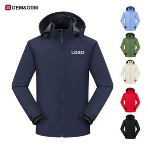 Chaquetas Nuevas al por Mayor para Hombre, Chaqueta Impermeable de Poliéster para Invierno, Senderismo al Aire Libre, Chaqueta Cortavientos con Logotipo Personalizado, Chaquetas para Mujer - Product Image 1