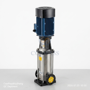 ปั๊มหอยโข่งแบบหลายระดับแนวตั้ง 4kw CDLF8-100 สเตนเลสสตีลเกรด SS304 ความจุ 4000 <span class=keywords><strong>ลิตร</strong></span>/ชม. พร้อมหน้าแปลน PN25 ราคาดี - Product Image 2