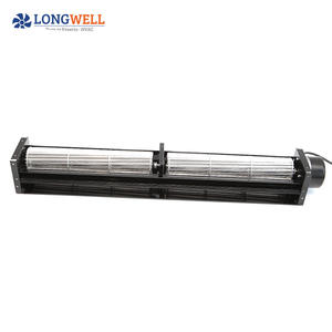 Ventilatore <span class=keywords><strong>Tangenziale</strong></span> a Flusso Incrociato con Motore DC LONGWELL 60mm, Soffiante <span class=keywords><strong>Tangenziale</strong></span> BLDC <span class=keywords><strong>12V</strong></span> 24V con Motore BLDC con Controllo 0~10V, PWM 12/24/48V e Cuscinetto a Sfera 30~150mm - Product Image 2