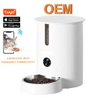 Approvisionnement via agent en Chine pour Distributeur automatique intelligent de nourriture pour animaux de compagnie (chats et chiens) avec contrôle par application et minuterie, prise en charge de l'emballage personnalisé, recherche de fournisseur DF212