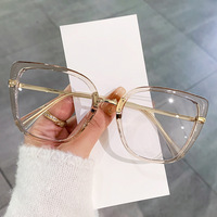 Lunettes à monture complète anti-lumière bleue à changement de couleur pour femmes, montures européennes tendance à couleurs contrastées WENDUO F190