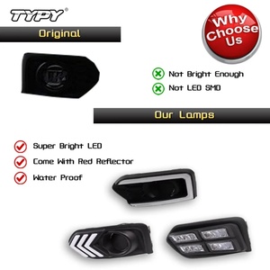 ไฟเดย์ไลท์ LED DRL สำหรับรถยนต์ TYPY พร้อมไฟเลี้ยวสีเหลืองสำหรับไฟตัดหมอก Honda City ปี 2017-2018 - Product Image 3