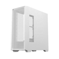 Boîtier PC Gamer JNP-K02 EATX Full Tower avec panneau en verre TG, ventilateur RGB en alliage d'aluminium, compatible ATX