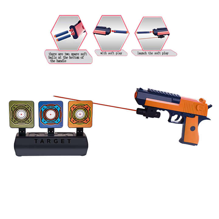 Children Electronic Dart Shooting Game Infrared Laser Gun Children