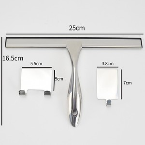 Herramienta <span class=keywords><strong>de</strong></span> Limpieza <span class=keywords><strong>para</strong></span> Baño y Hogar, Limpiacristales <span class=keywords><strong>de</strong></span> Acero Inoxidable <span class=keywords><strong>de</strong></span> 10 y 12 Pulgadas <span class=keywords><strong>para</strong></span> <span class=keywords><strong>Ventanas</strong></span>, Espejos y Puertas <span class=keywords><strong>de</strong></span> Vidrio - Product Image 3